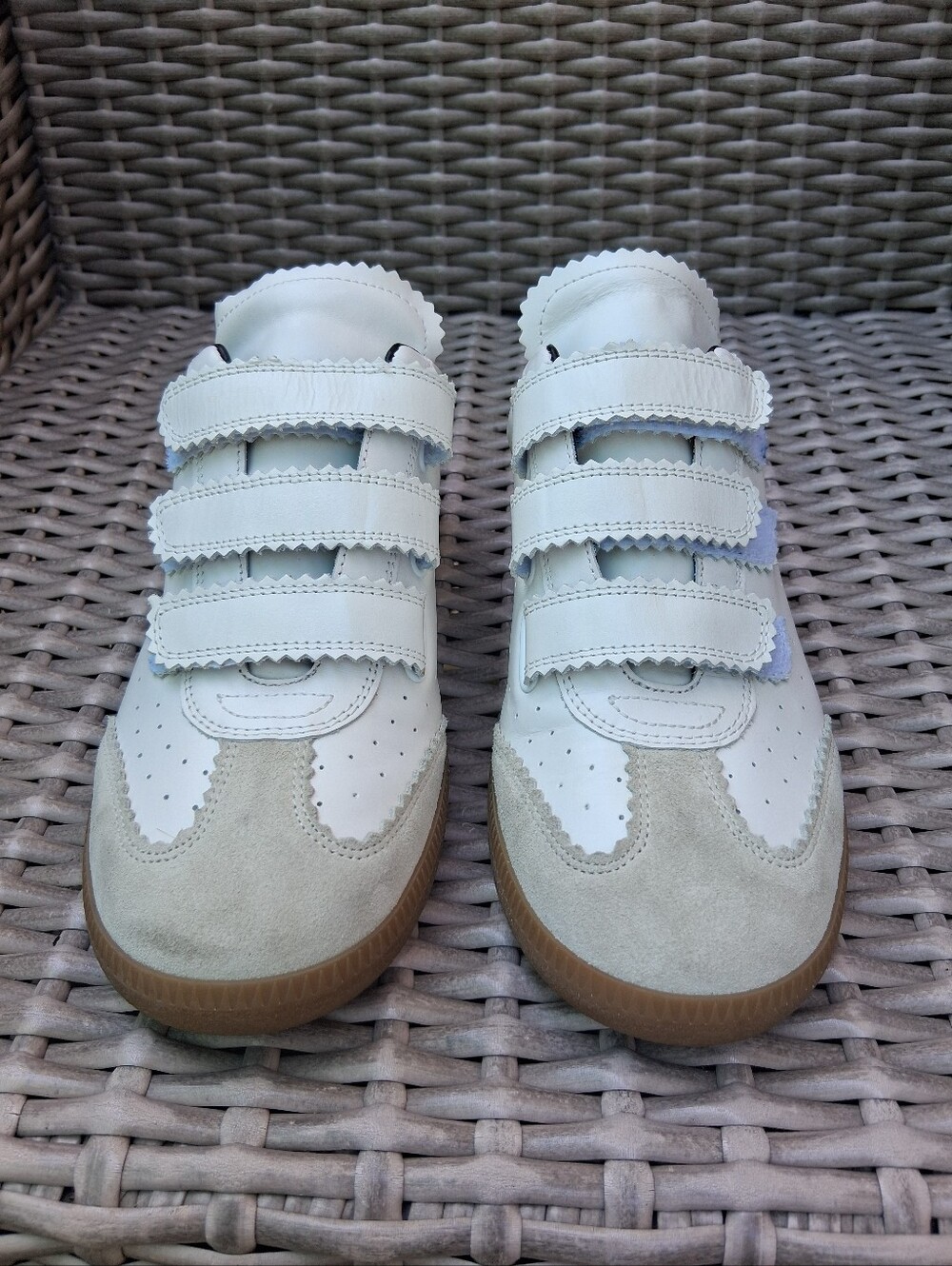 Isabel Marant Suede Strap Sneakers